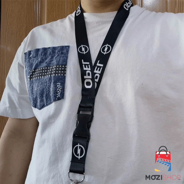 Opel kulcstartó, nyakpánt fekete - Nylon