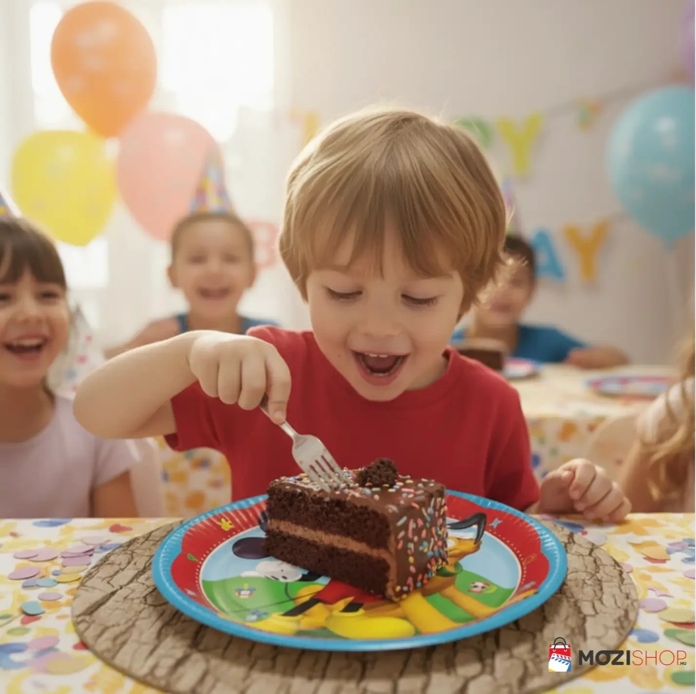 Disney Mickey papírtányér 8 db-os 20 cm - Rock the House