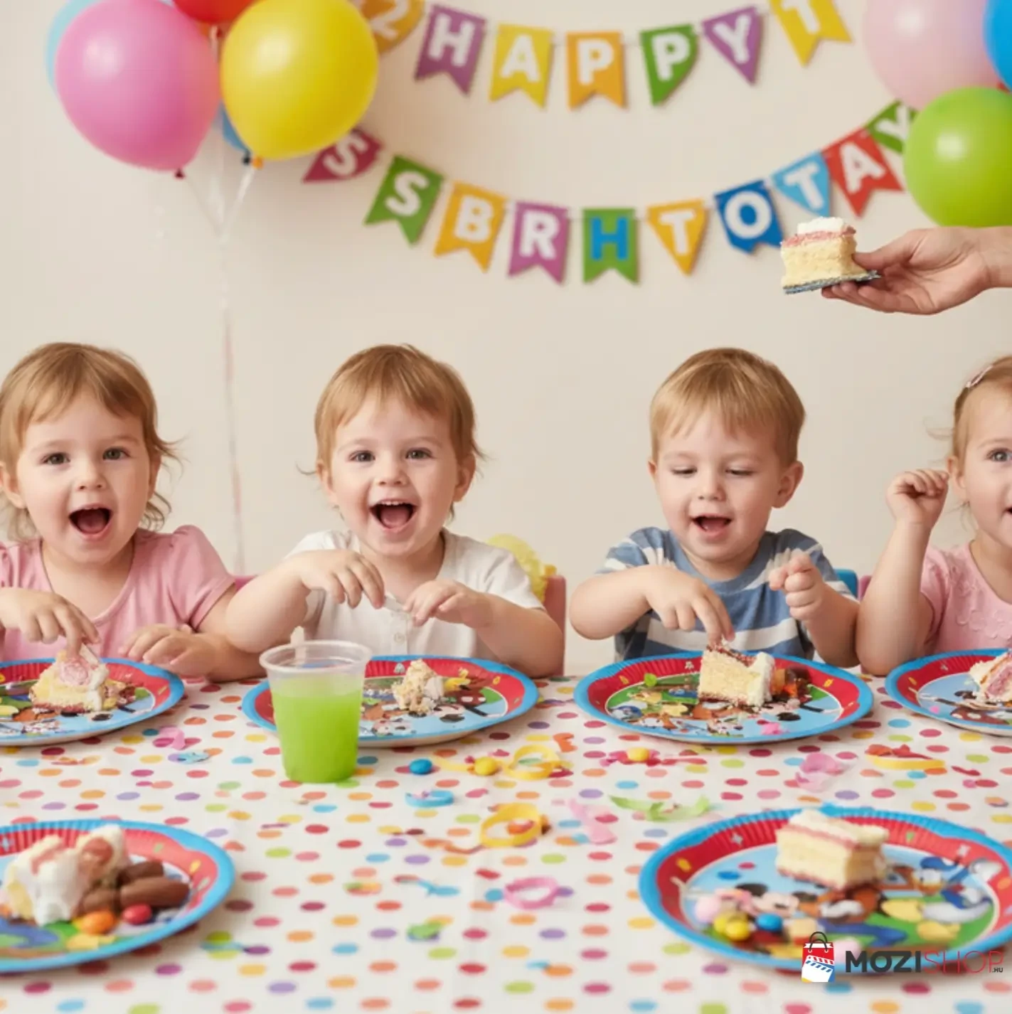 Disney Mickey papírtányér 8 db-os 23 cm - Rock the House