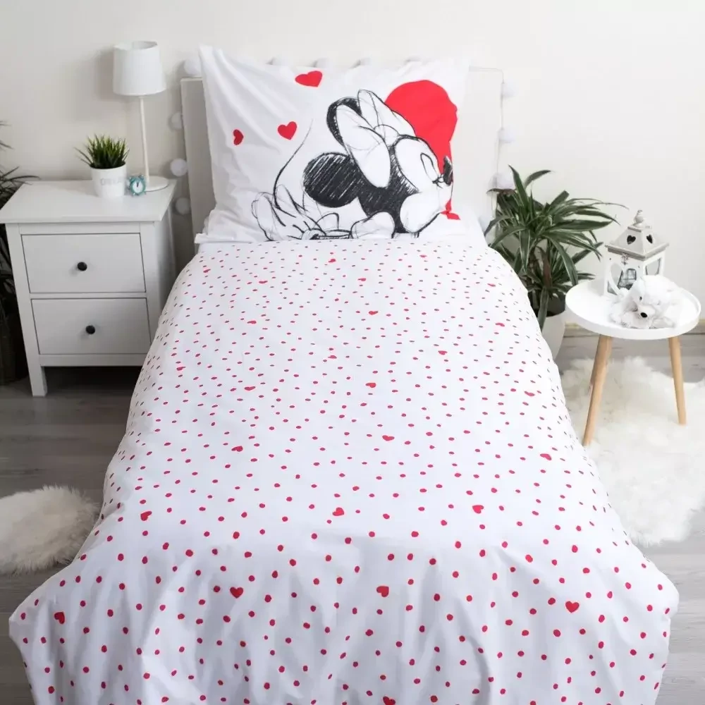 Disney Minnie és Mickey ágyneműhuzat garnitúra - Love