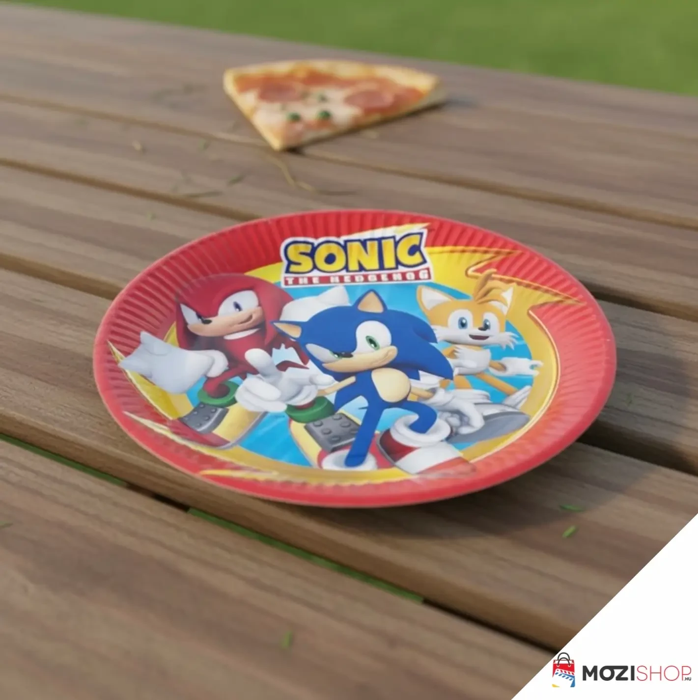 Sonic a sündisznó papírtányér 8 db-os 23 cm - Sega