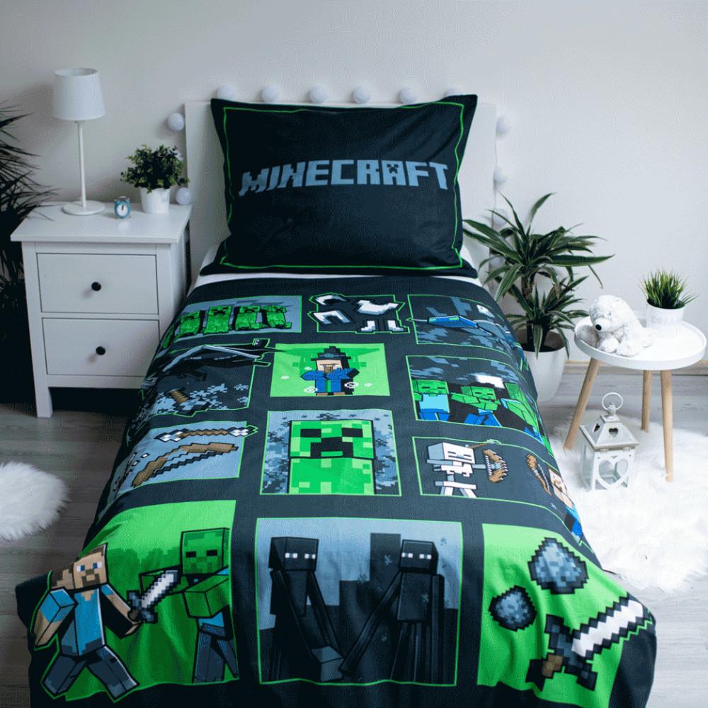 Minecraft ágyneműhuzat garnitúra - Swords