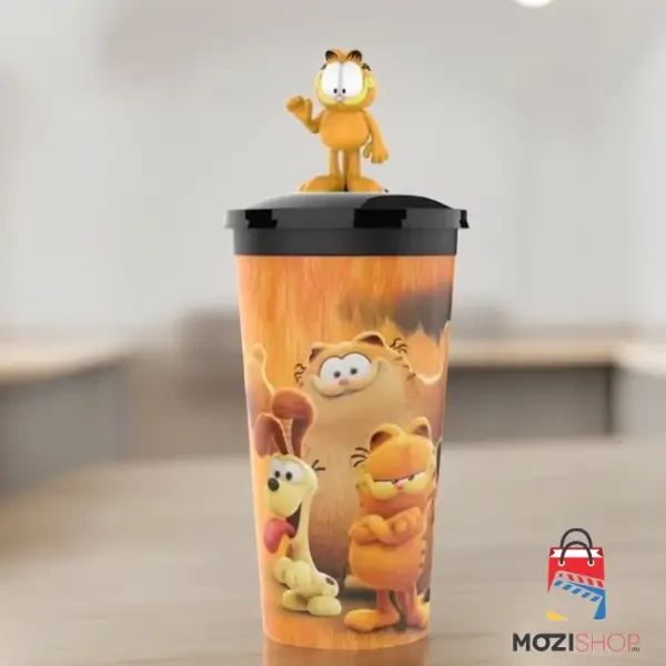 Garfield pohár és Garfield topper, figura