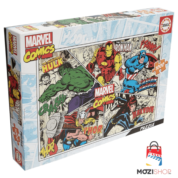 Marvel szuperhősei puzzle - 1000 db-os + Puzzle fix ragasztó