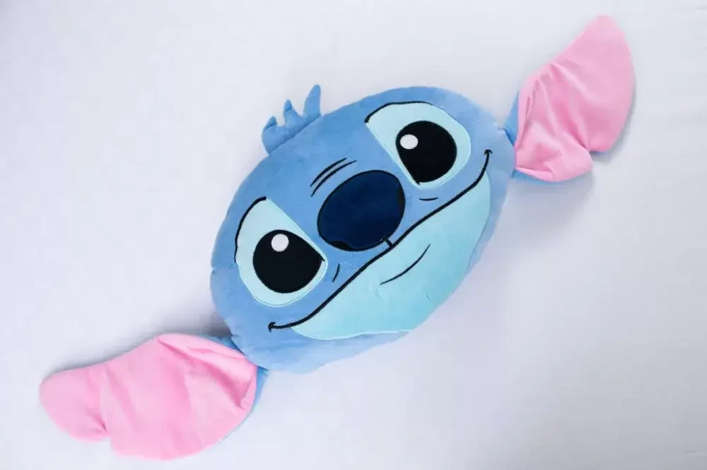 Disney Lilo és Stitch, a csillagkutya formapárna, díszpárna 35x30 cm - Blue 3D